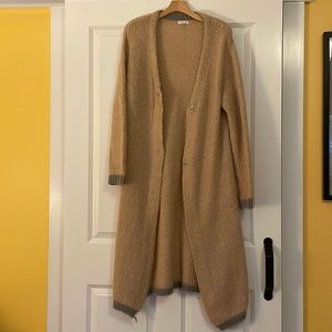 Suzy D mohair duster cardigan